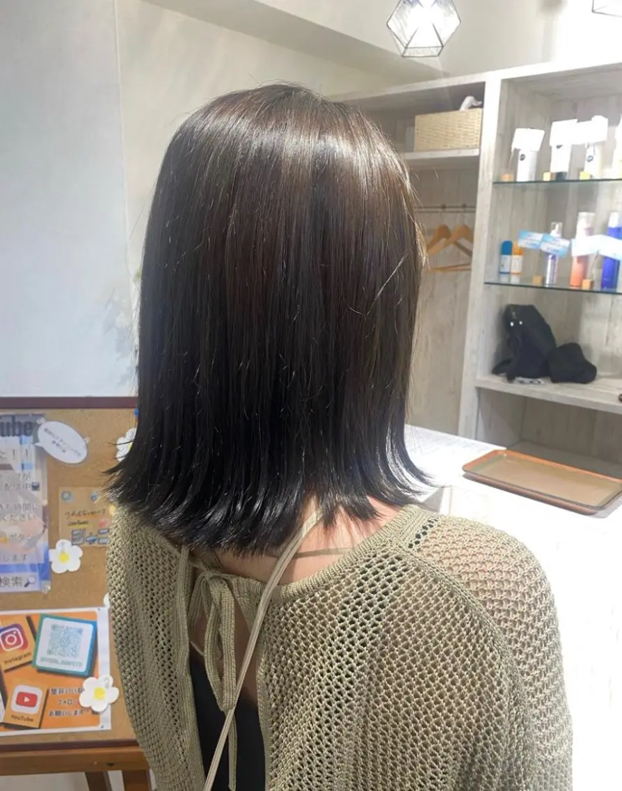 ミディアム 期間限定モデル募集! 平尾高宮／谷口楓佳のヘアスタイル