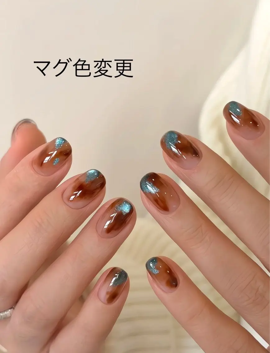 ネイル ニュアンスネイル ハンドネイル H&B せつかのネイルデザイン
