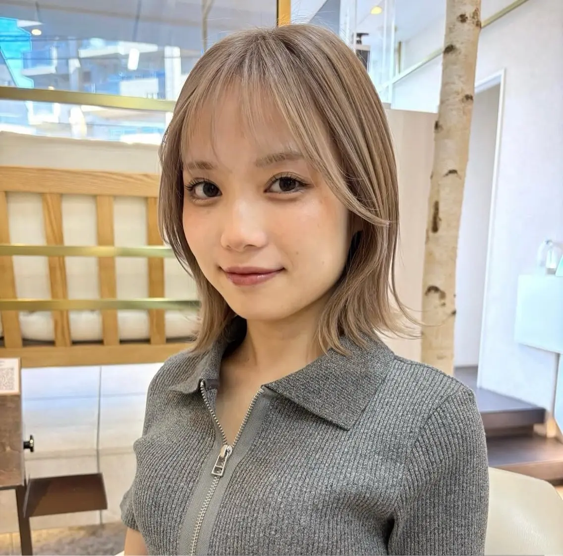 ミディアム 林 唯翔のヘアスタイル