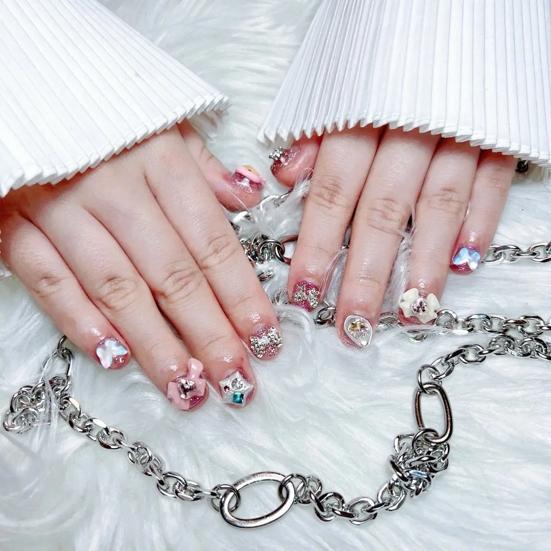 ネイル ハンドネイル Ugirl Nail Pinpin🤍のネイルデザイン