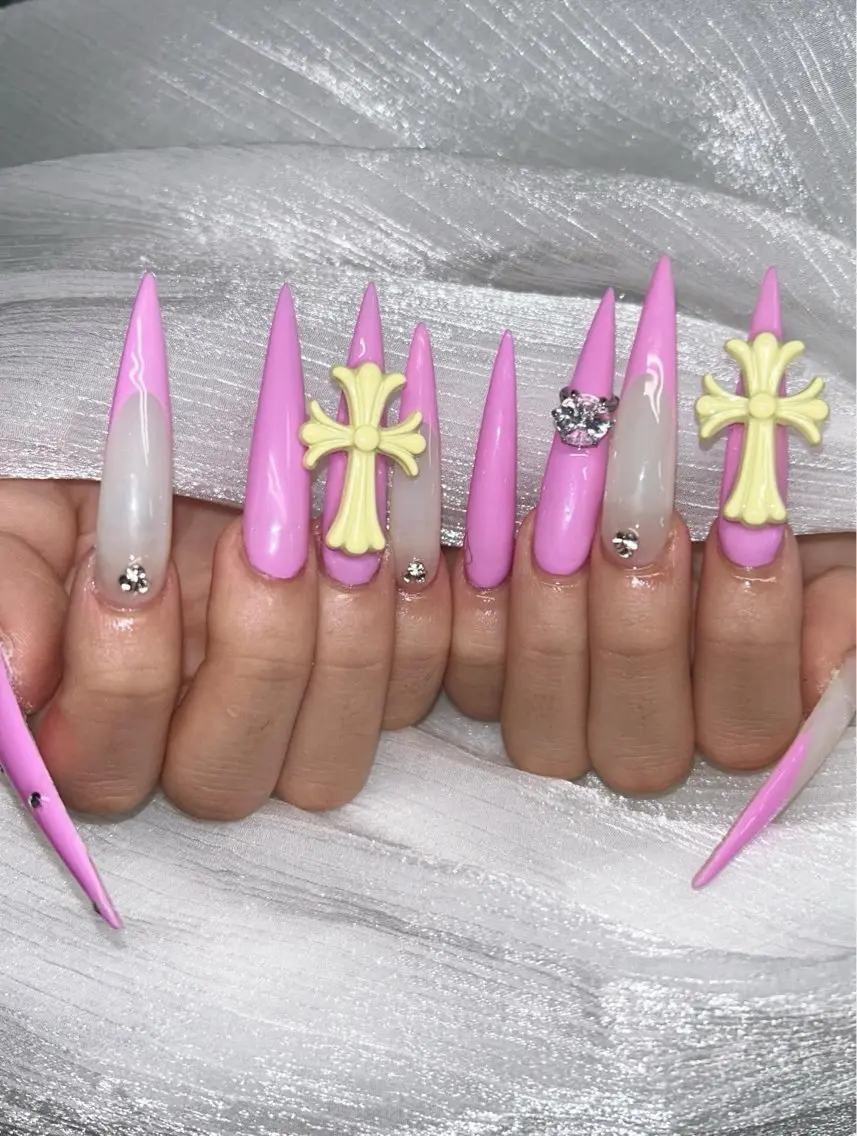 ネイル アートネイル オーロラネイル チークネイル 長さ出し フットネイル ハンドネイル Chan nailsのネイルデザイン