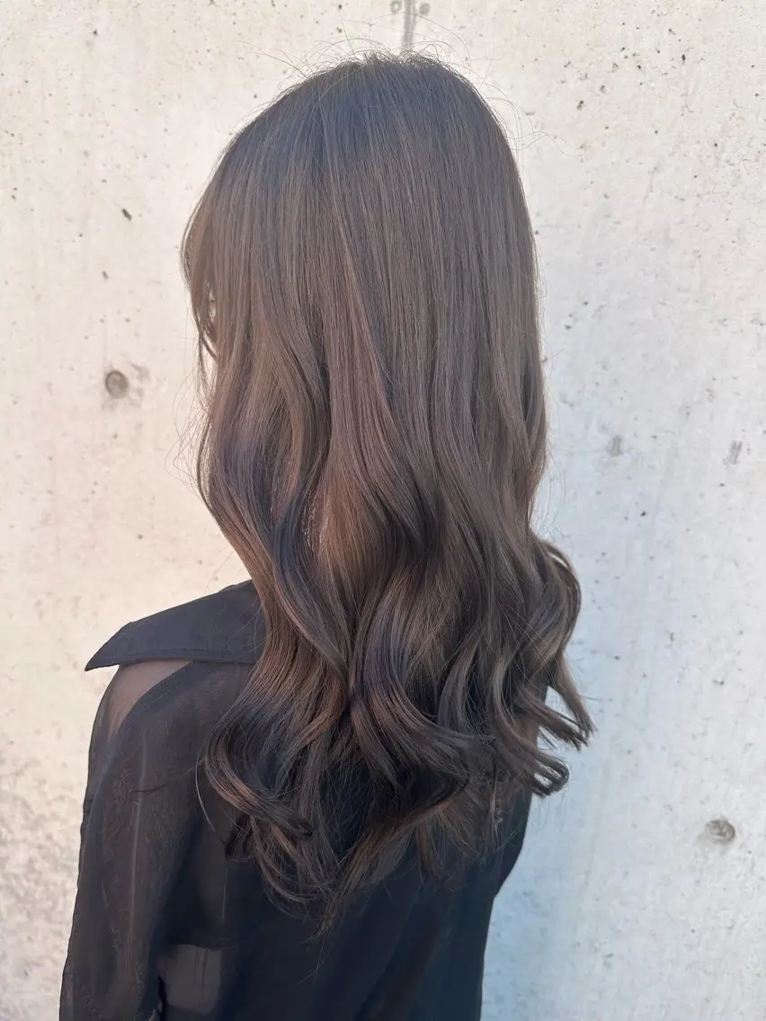 ロング カラー カット ヘアカラー トリートメント 髪質改善⭐️縮毛矯正 中野⭐️Rinaのヘアスタイル