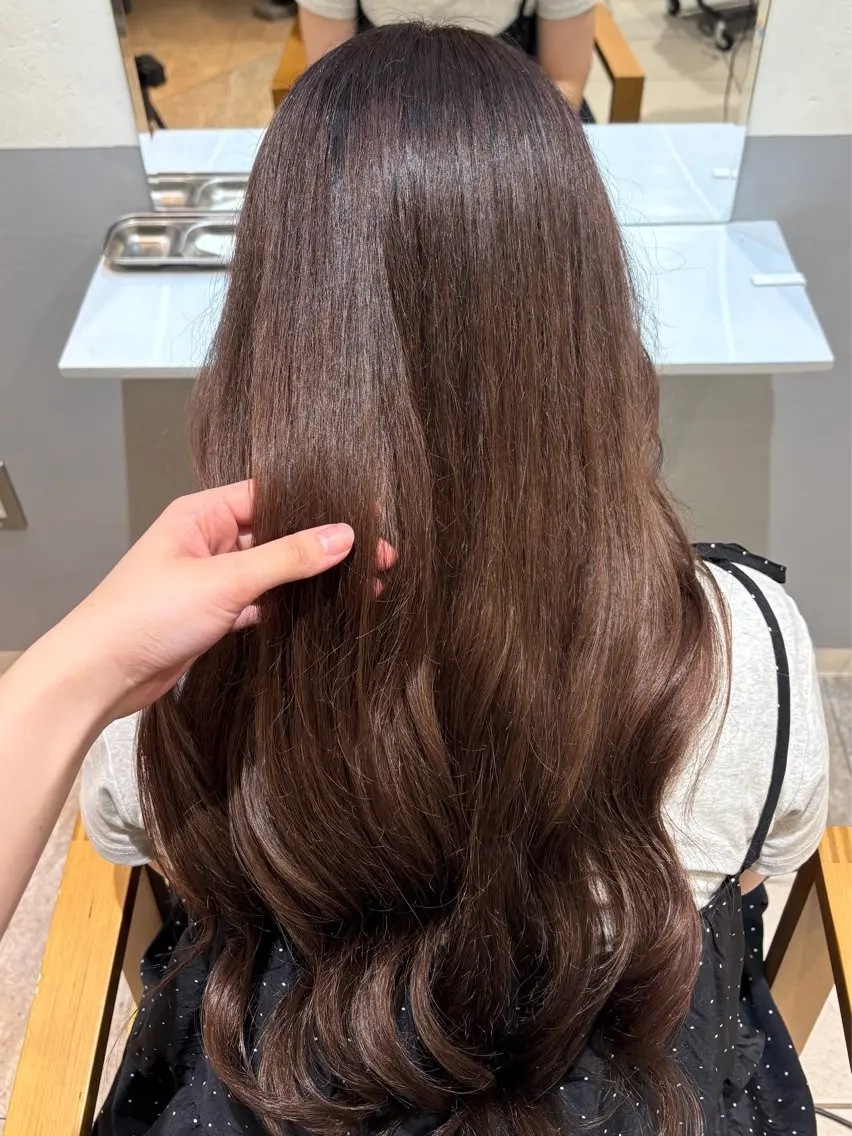 ロング ヘアカラー GiseL六本松/ sawaのヘアスタイル
