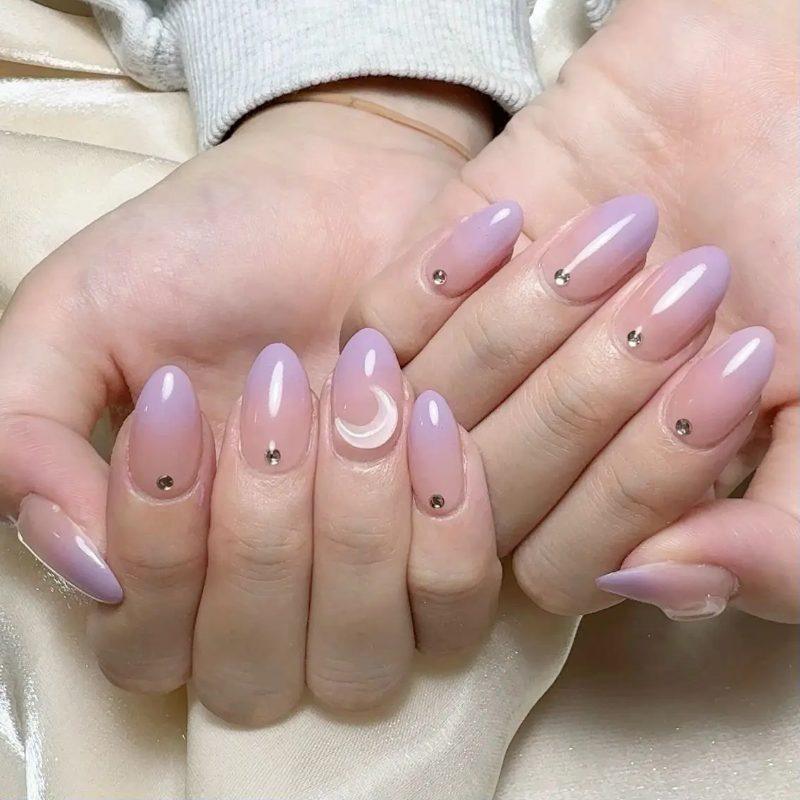 メンズ ネイル メンズ韓国風 アートネイル オーロラネイル ガーリー キラキラネイル ハンドネイル Nail salon 木にいるのネイルデザイン