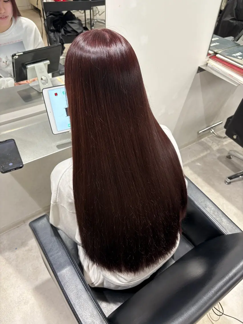 ロング ピンクラベンダー ヘアカラー MIHO☾·̩͙⋆ Kroのヘアスタイル