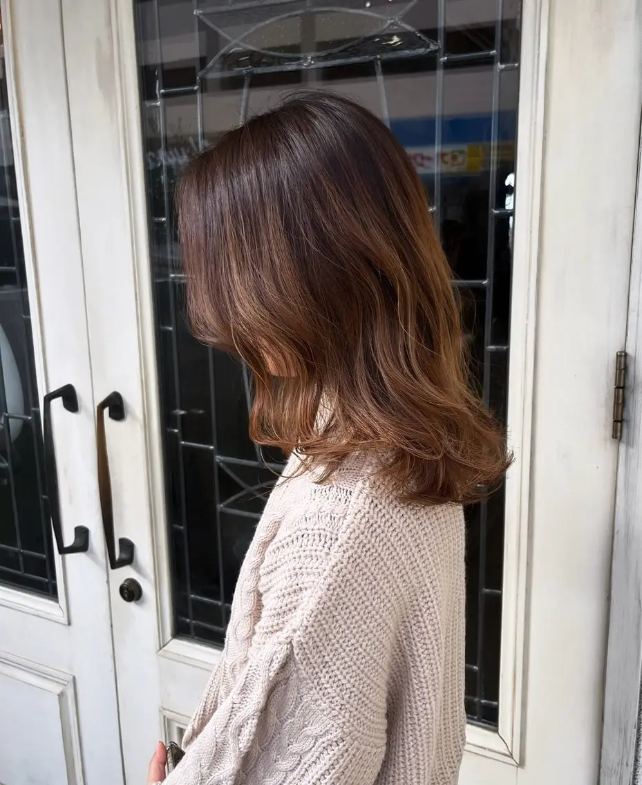 ミディアム 野久保 翔万のヘアスタイル