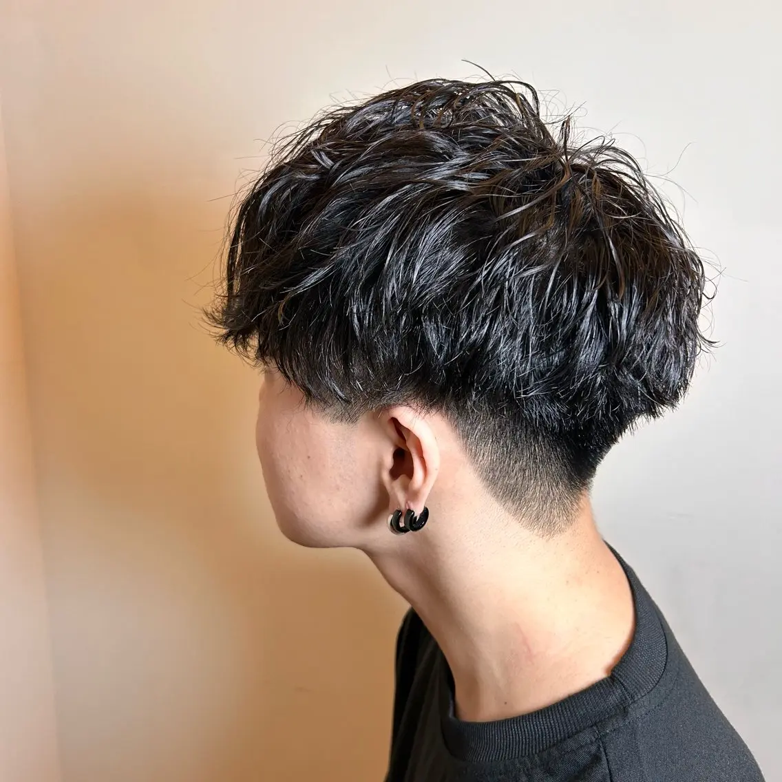 メンズ メンズパーマ カット パーマ 河田 日和のヘアスタイル