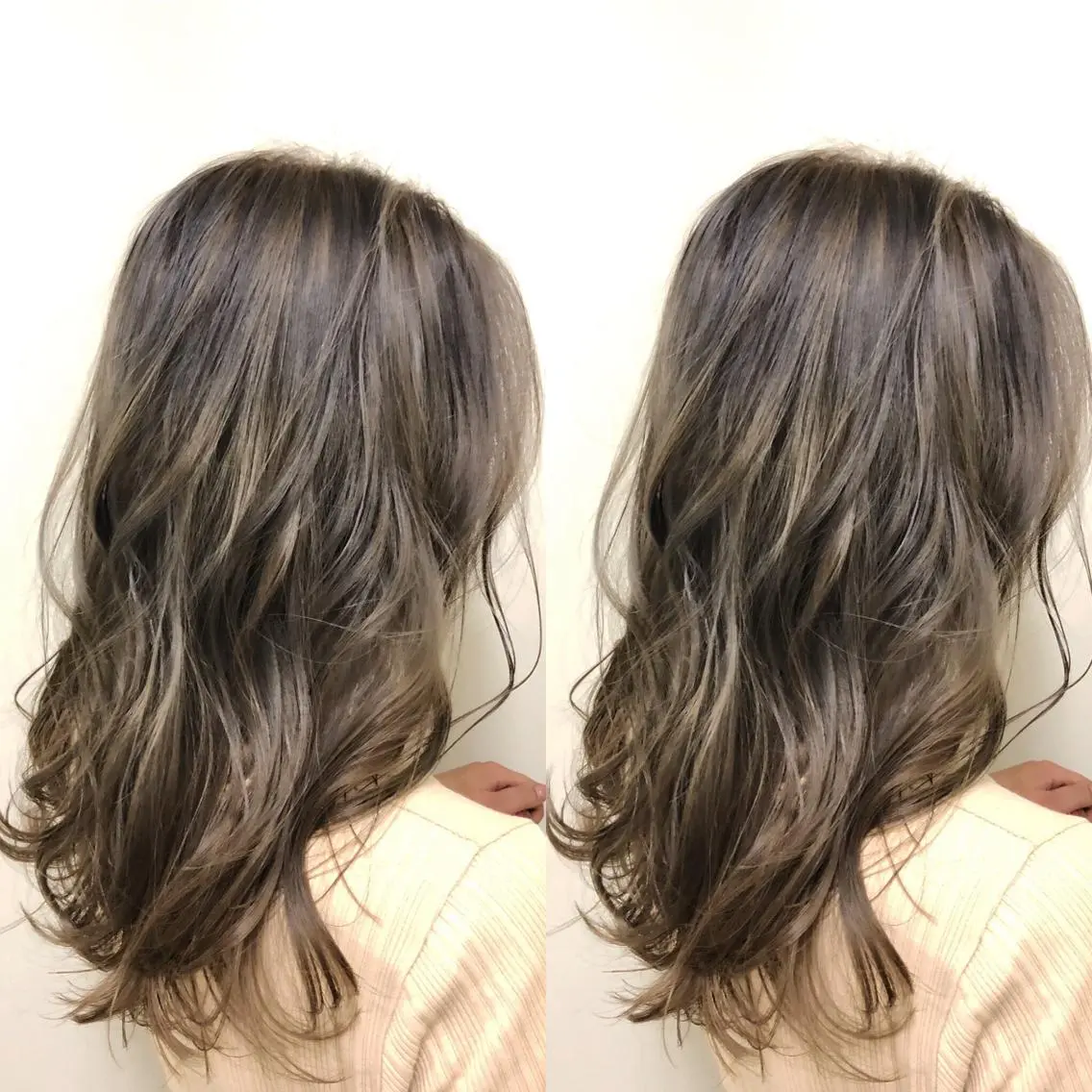 セミロング ハイライト 綺麗な髪質にしたい方 限定🌈清水 祥のヘアスタイル