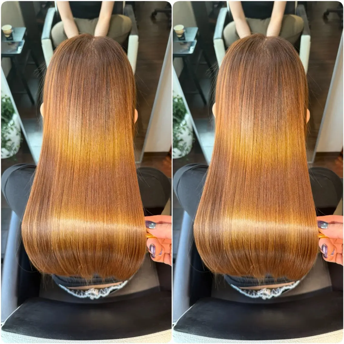 ロング カラー カット ヘアカラー トリートメント ヘッドスパ 🌹ULTOWA🌹 髪質改善/縮毛/店長のヘアスタイル
