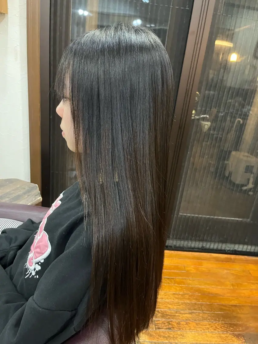 【🌻髪の乾燥やパサつきが気になる方へ🌪】　🌼艶カラー＋3stepトリートメント🎐の写真