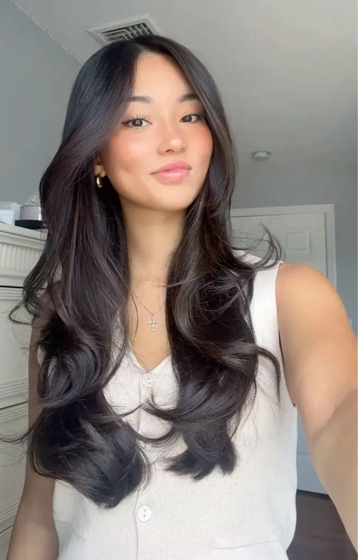 ロング レイヤーカット カット 🇺🇸海外デザイン iCON TOKYOのヘアスタイル