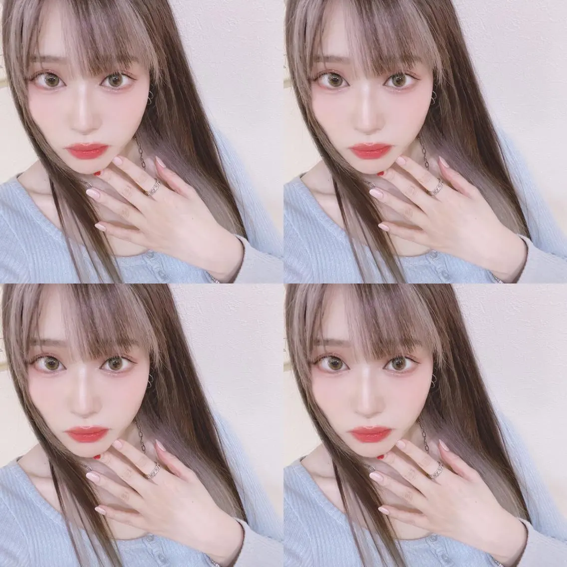 ロング カラー カット ヘアカラー トリートメント ヘアセット 💜ハイトーン💛 マジカルかいちゃんのヘアスタイル