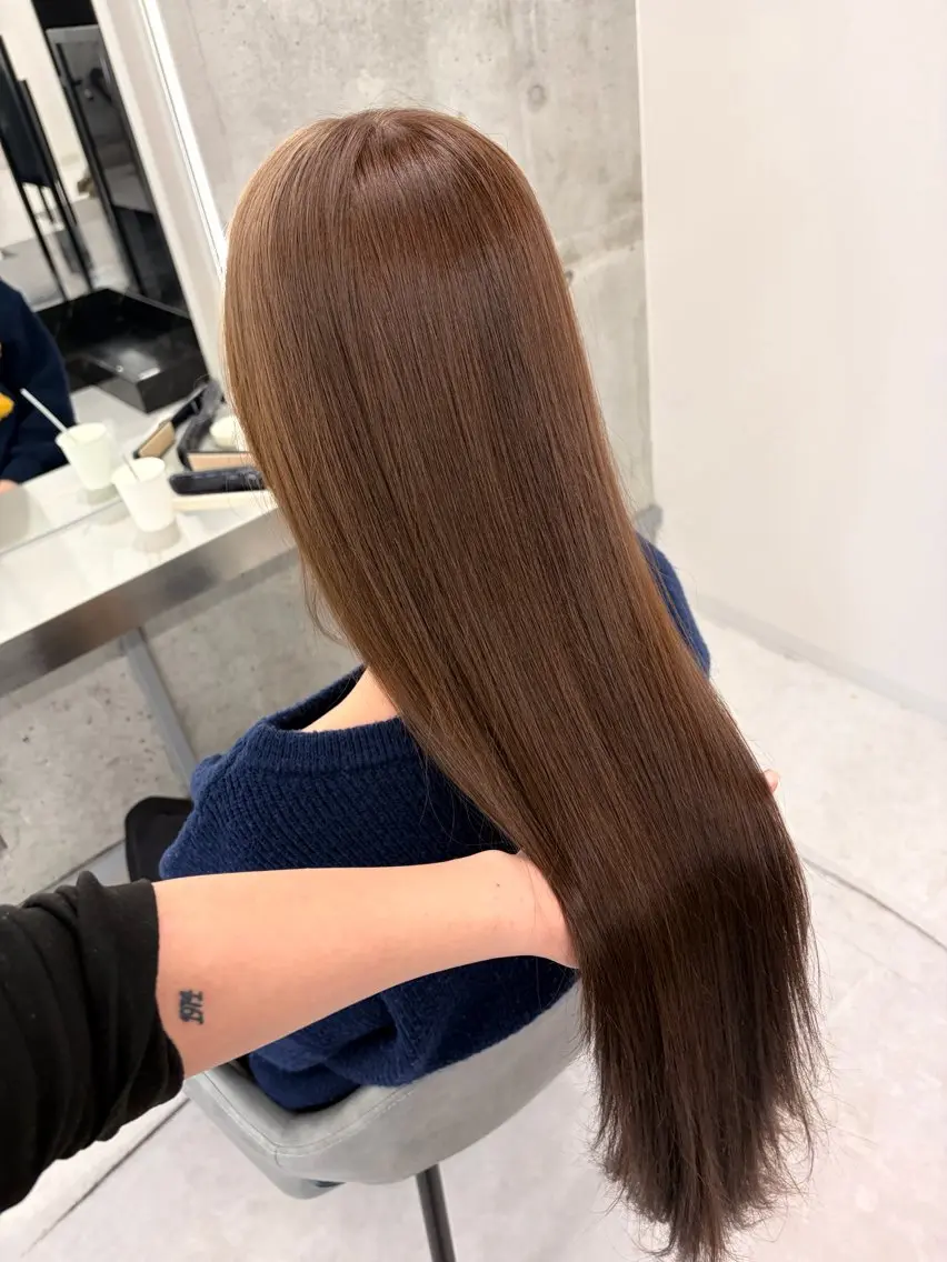 ロング カラー カット ヘアカラー カラー/エクステ 🤍ルナのヘアスタイル