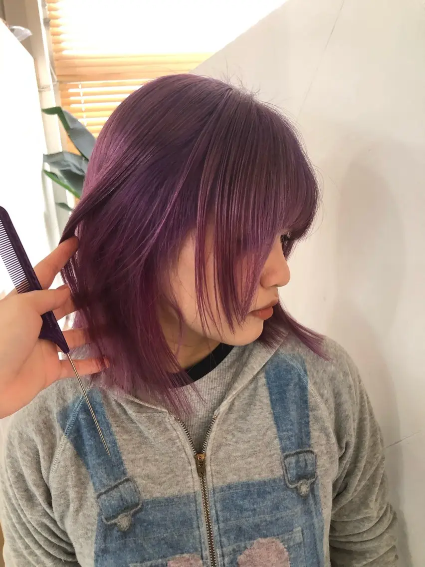 カラー ヘアカラー ケアブリーチ 🍄Kurumi🍄のヘアスタイル
