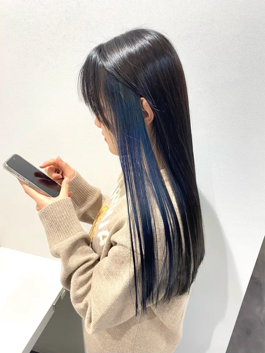 セミロング カラー ブリーチ カット ヘアカラー トリートメント 絹髪質感TR💫 レイヤーカット/熊澤のヘアスタイル