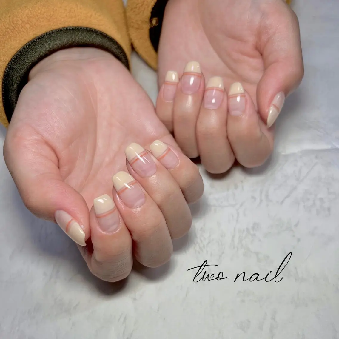 ネイル アートネイル フットネイル ハート ニュアンスネイル オフィスネイル two nailのネイルデザイン