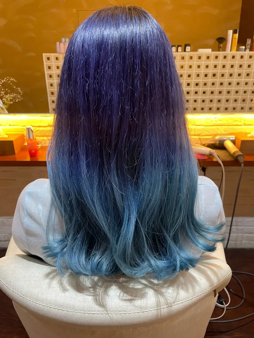 セミロング ヘアカラー トリートメント CoCooN 店長 さのえみのヘアスタイル