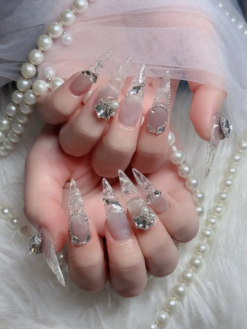 ネイル アートネイル 成人式 ジェルネイル ニュアンスネイル 夏ネイル ハンドネイル neco H.babynailのネイルデザイン