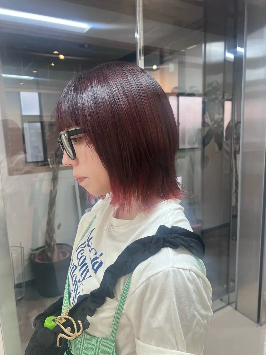 ミディアム ヘアカラー マツエク 💐ゆう💐のマツエク・マツパデザイン