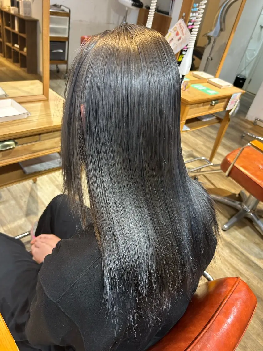 ロング トリートメント 梅地 湊太/カラーモデルのヘアスタイル