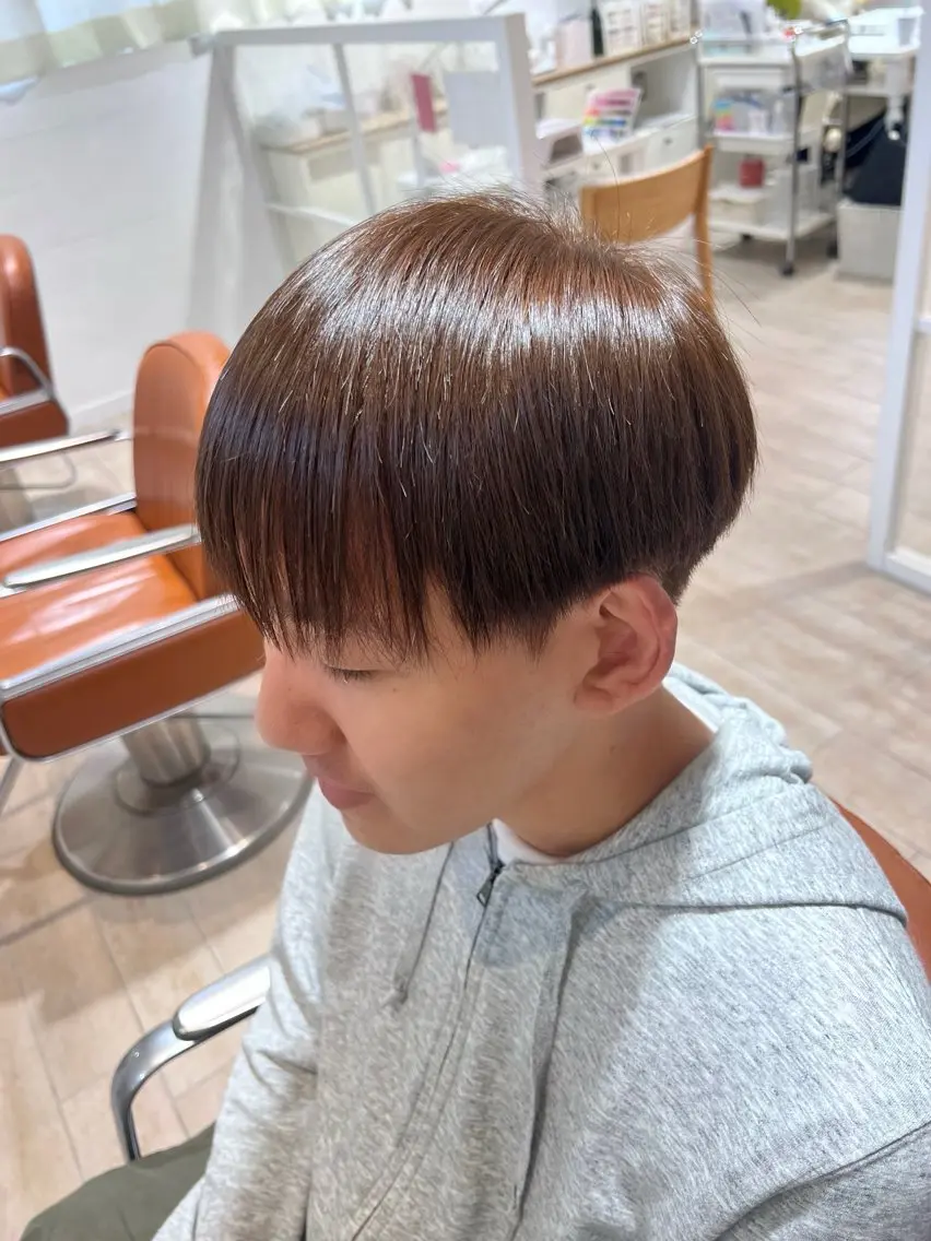 ショート カラー メンズ ヘアカラー モデル募集 セイノチヒロのヘアスタイル