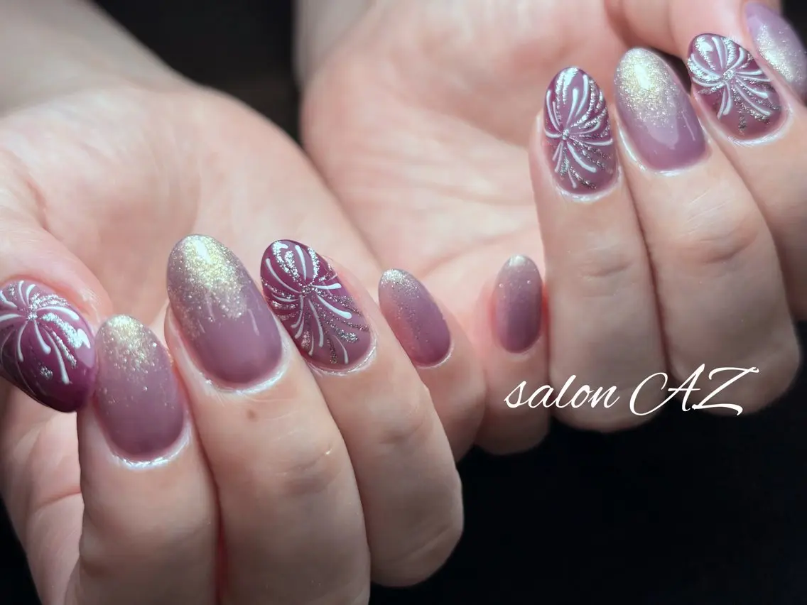 ネイル オフィスネイル ハンドネイル salon AZのネイルデザイン