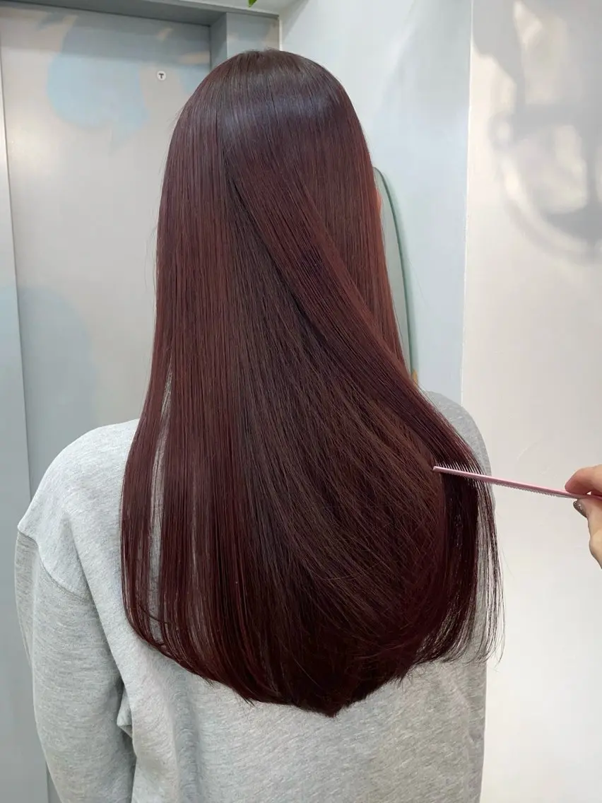 ロング カラー ブリーチ ブリーチなしカラー ロング トリートメント ヘアカラー トリートメント ✨髪質改善✨原宿 えのもと　はなのヘアスタイル