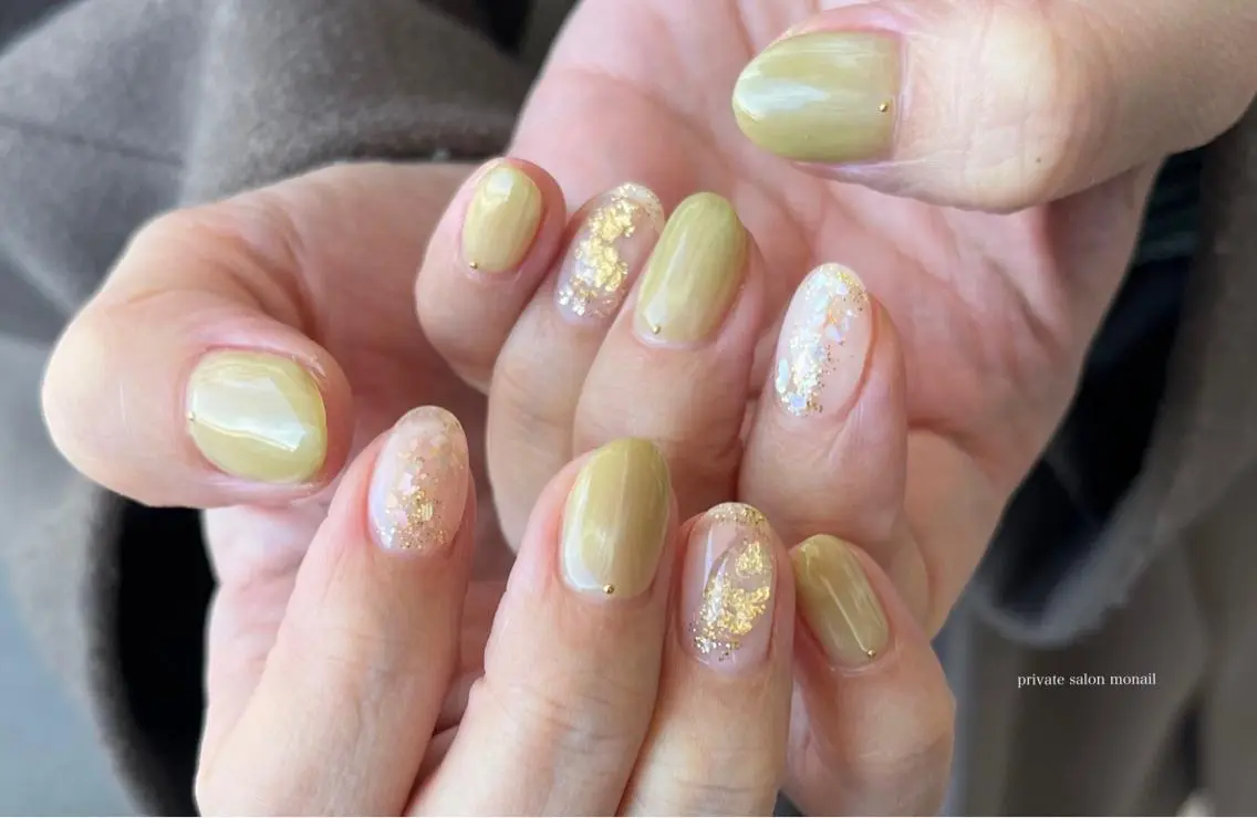 ネイル 春ネイル ハンドネイル nail salon monailのネイルデザイン