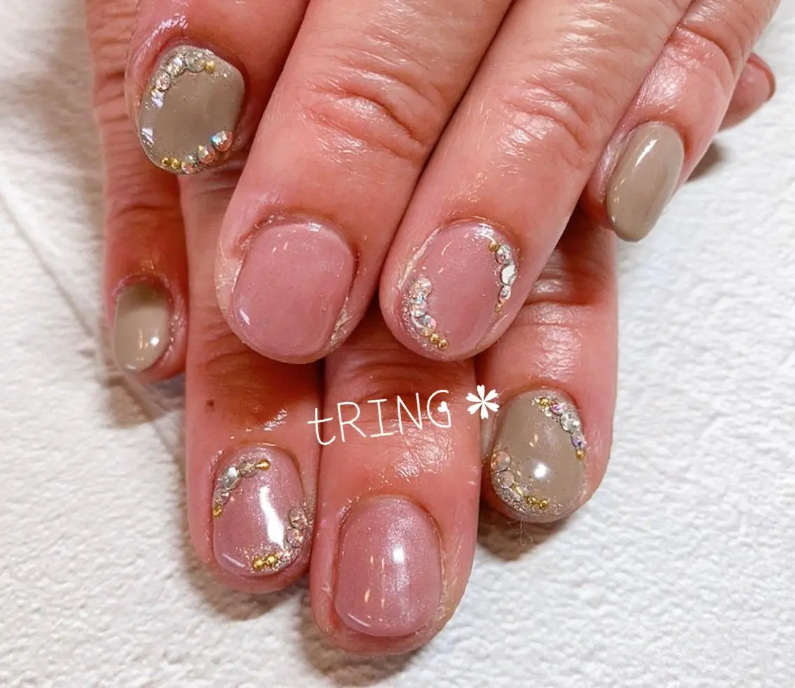 ネイル ハンドネイル tRING* しいの木台のネイルデザイン
