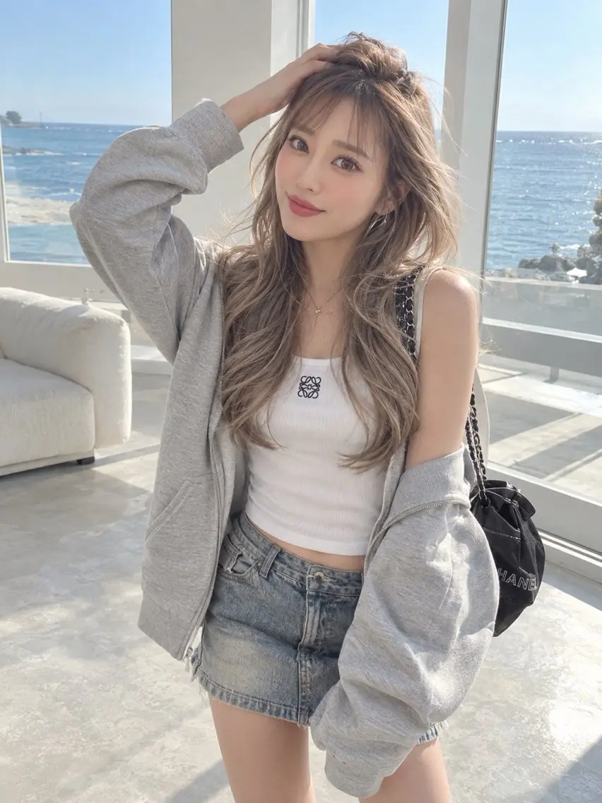 ロング カラー onono セキケイタのヘアスタイル