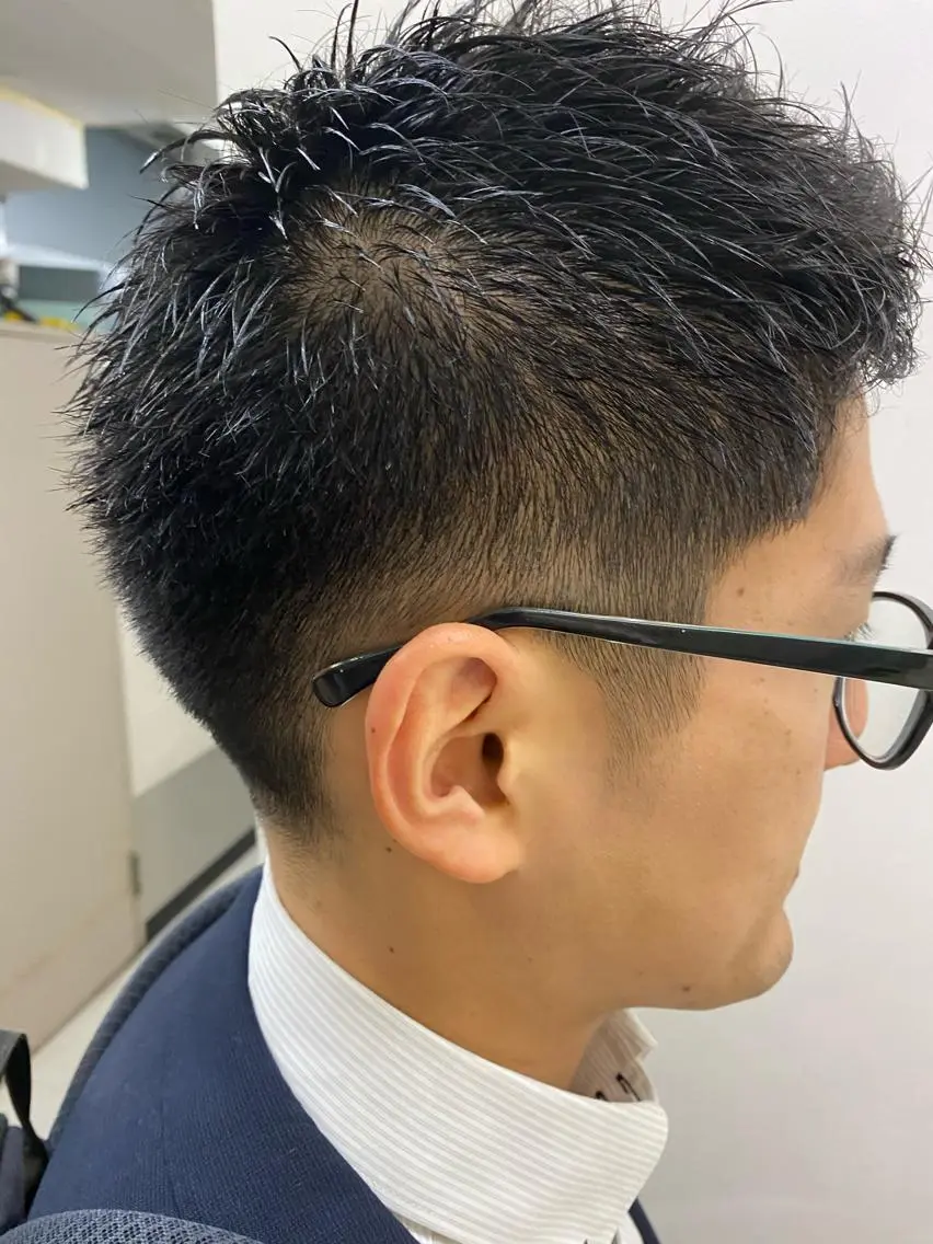 ビジネスマンカットの写真