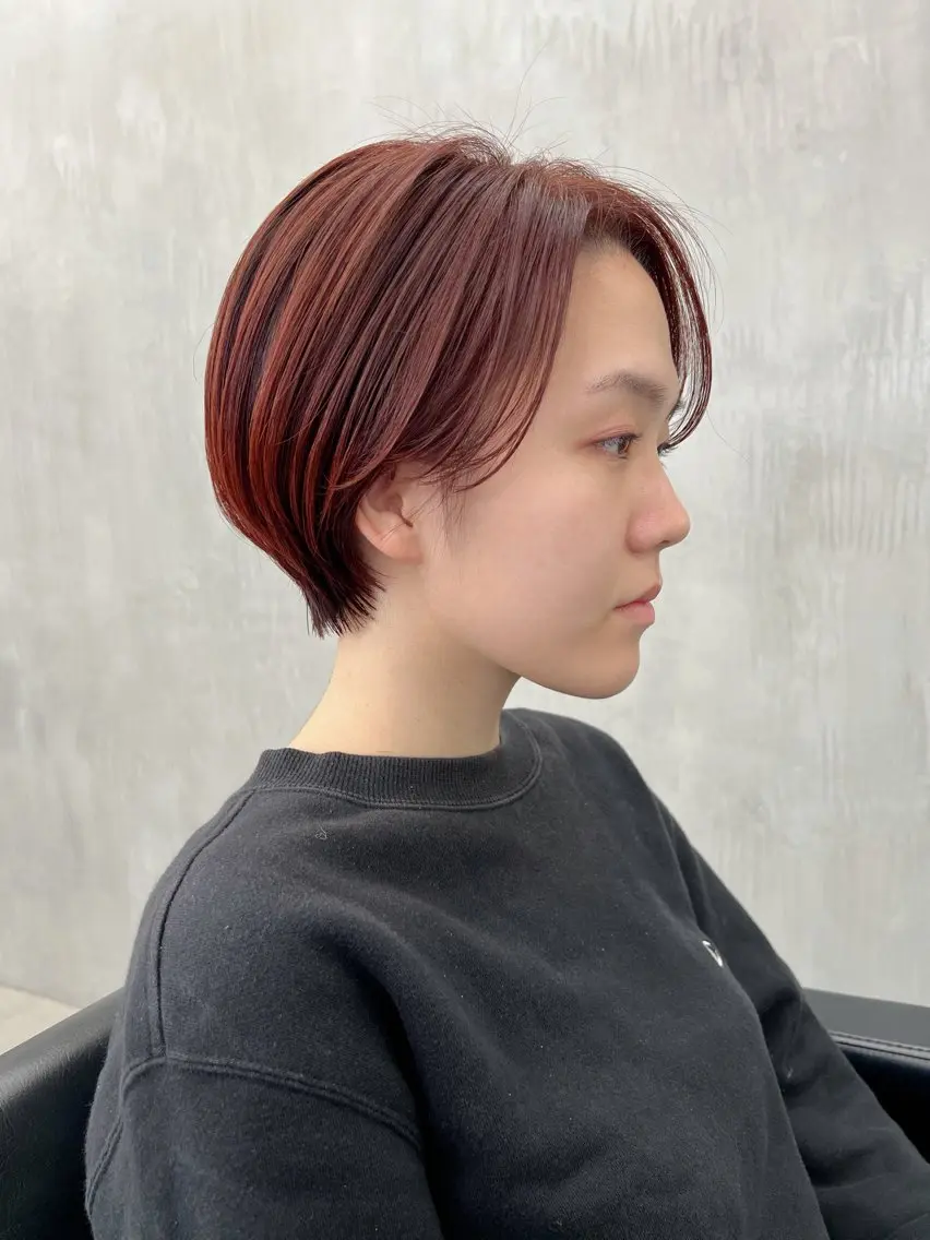 ショート カット ヘアカラー 鈴 /ショート/ボブのヘアスタイル