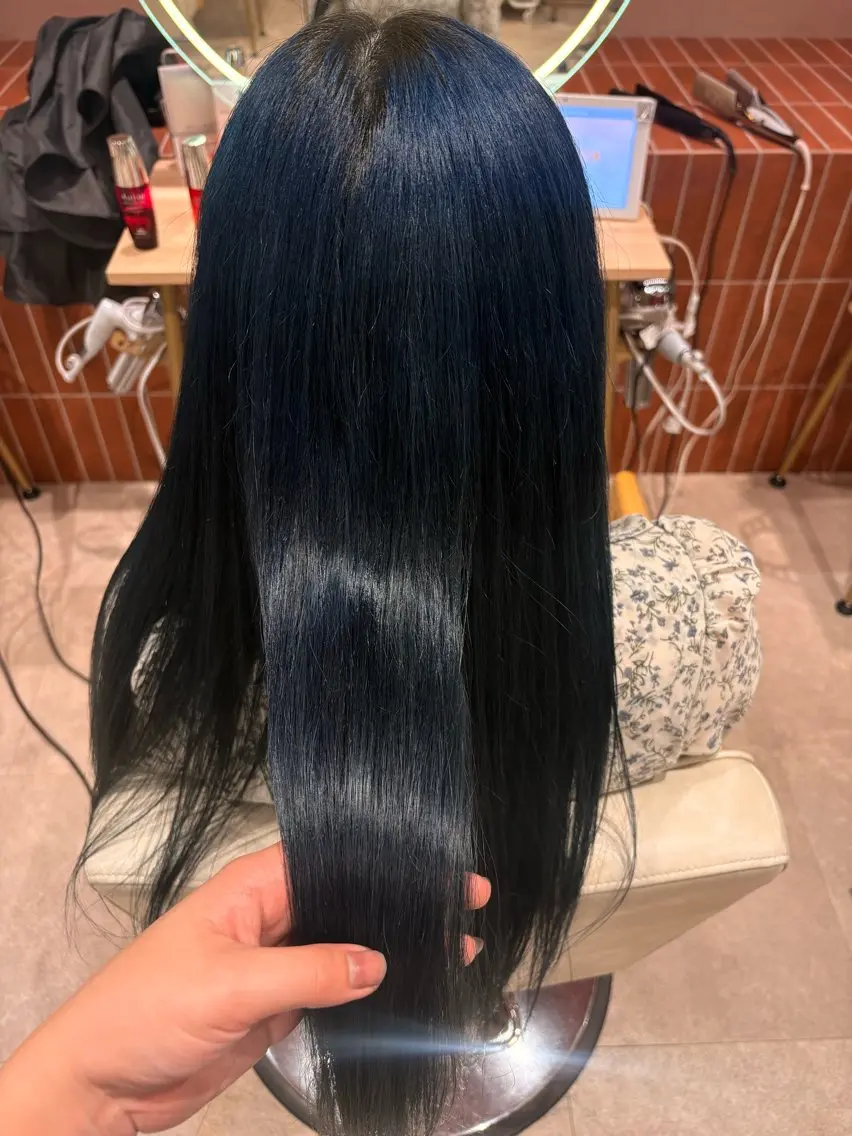 ロング カラー ブリーチ ブリーチなしカラー ヘアカラー 海外カラー カット/anju🌺のヘアスタイル