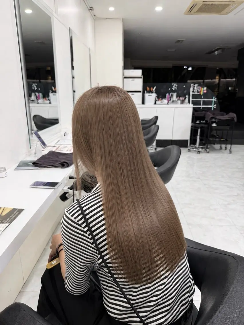 ロング カラー ヘアアレンジ 🧸ミルクティー特化 🧸MASAKIのヘアスタイル