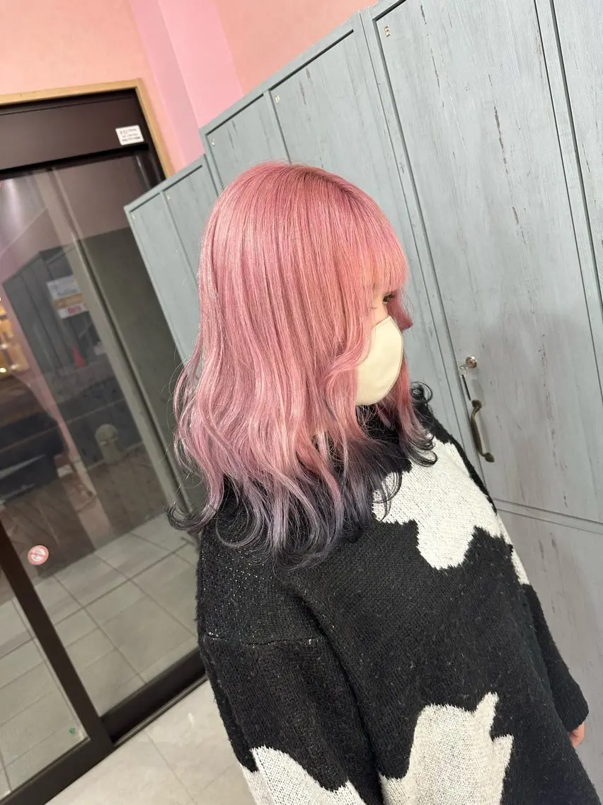ミディアム カラー 町田ブリーチデザイン 🌈MANATOのヘアスタイル