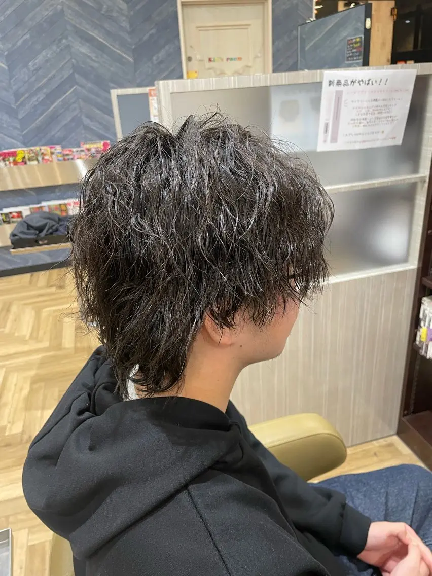 パーマ カット パーマ 中村 誠也のヘアスタイル