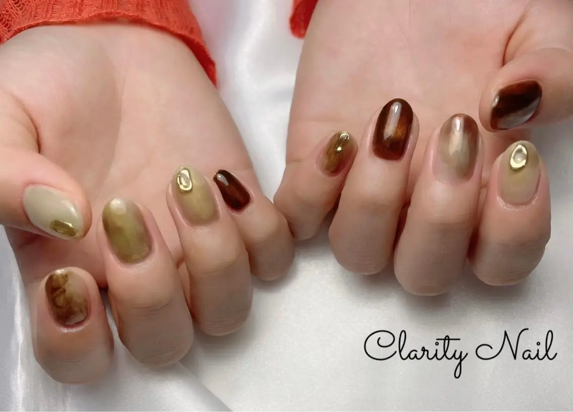 ネイル アートネイル 持ち込み ハンドネイル Clarity Nailのネイルデザイン