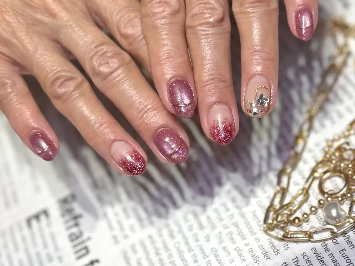 ネイル アートネイル ハンドネイル Mnailsalon フィルイン対応サロンのネイルデザイン