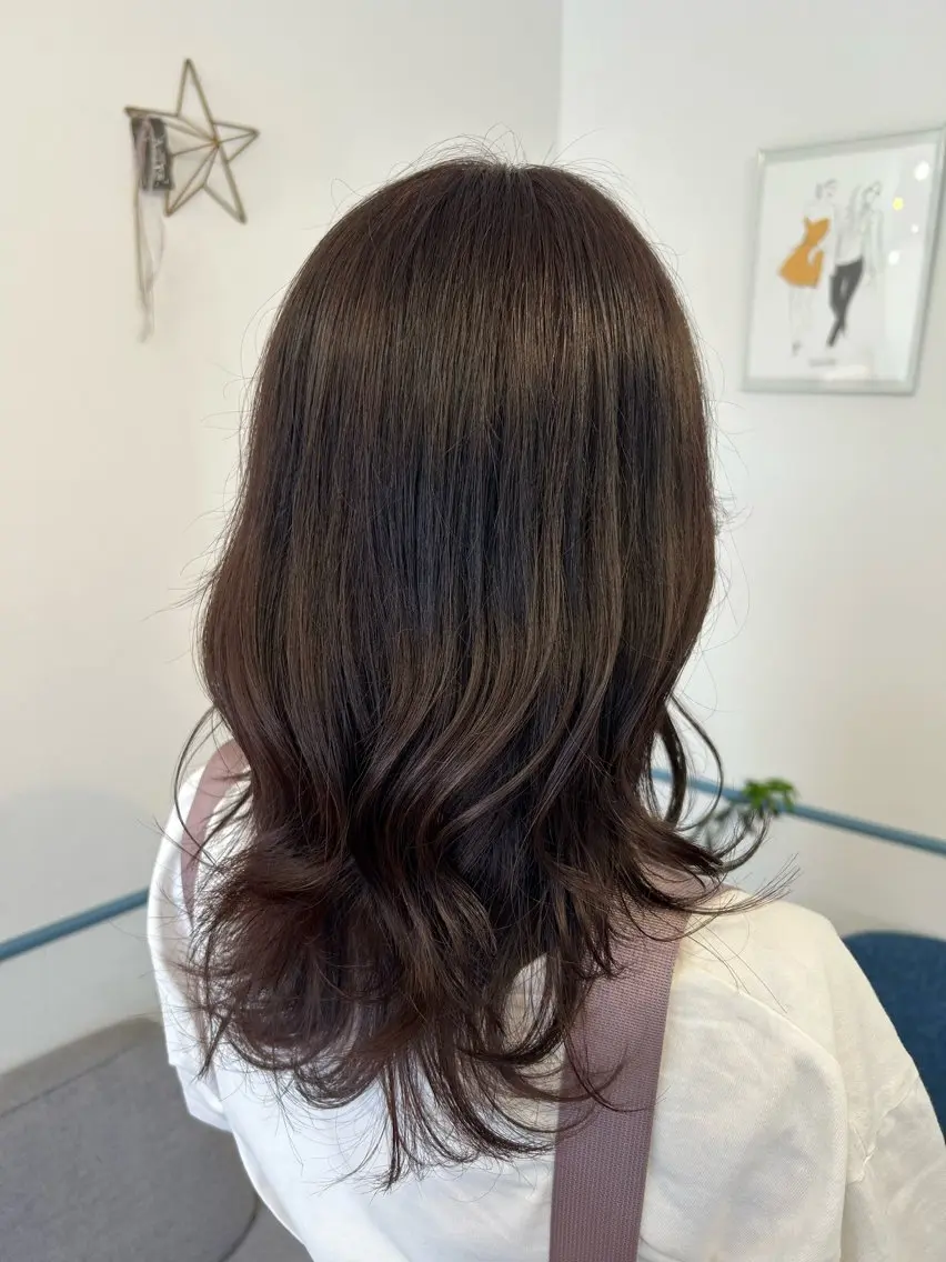 カラー ブラウンカラー ピンクカラー ヘアカラー 青木 優雅のヘアスタイル