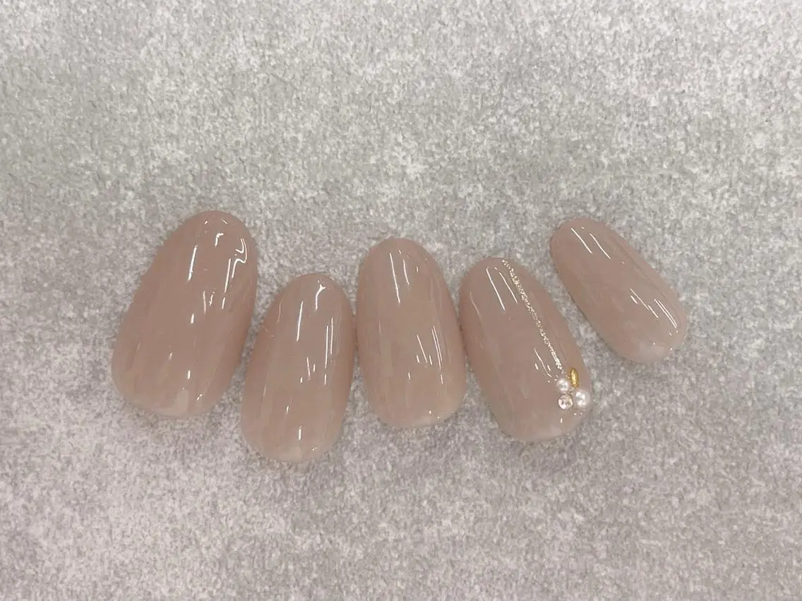 ネイル ワンカラーネイル nail salon Aymのネイルデザイン