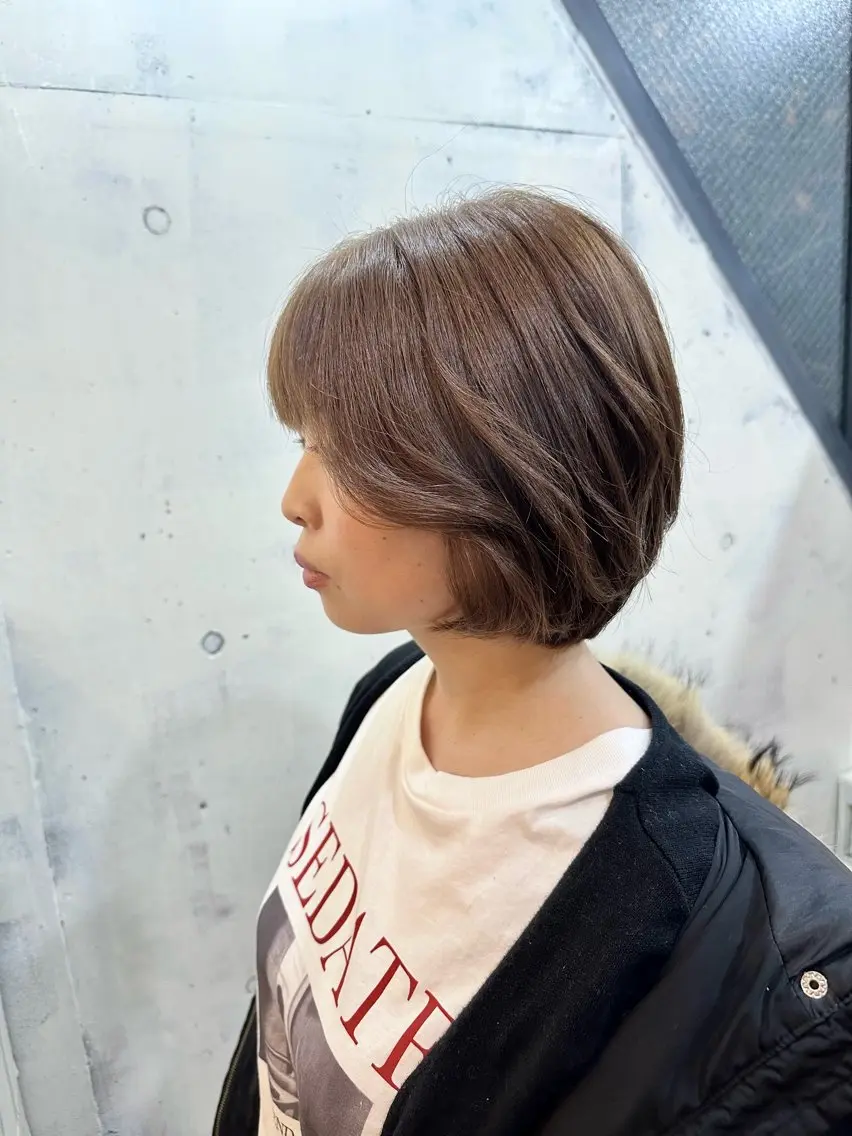 ショート カラー マエダ カズエ🫶 coronahairのヘアスタイル