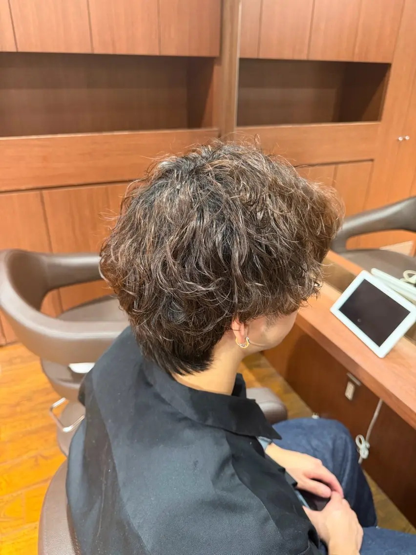 パーマ カット パーマ ︎✿ maki レイ ヤー│艶カラー‪ ✿のヘアスタイル