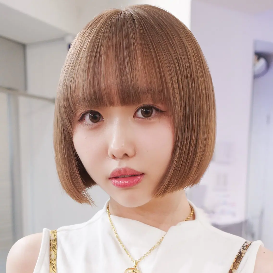 ショート カラー カット ヘアカラー トリートメント ボブ/ダブルカラー/ 髪質改善/渋谷のヘアスタイル