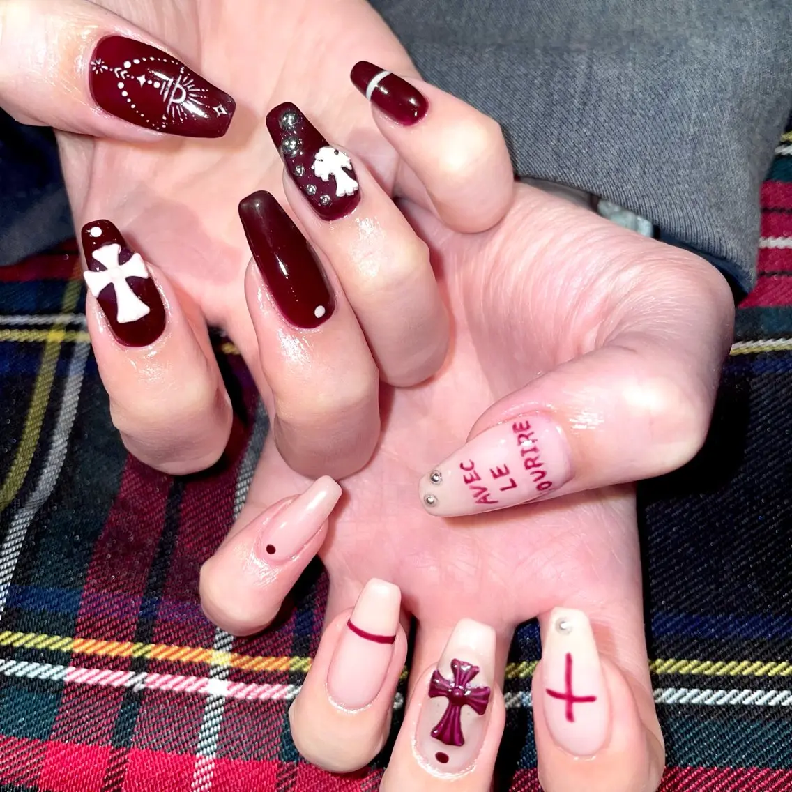 ネイル ハンドネイル Nail ヌシん家 AKANEのネイルデザイン