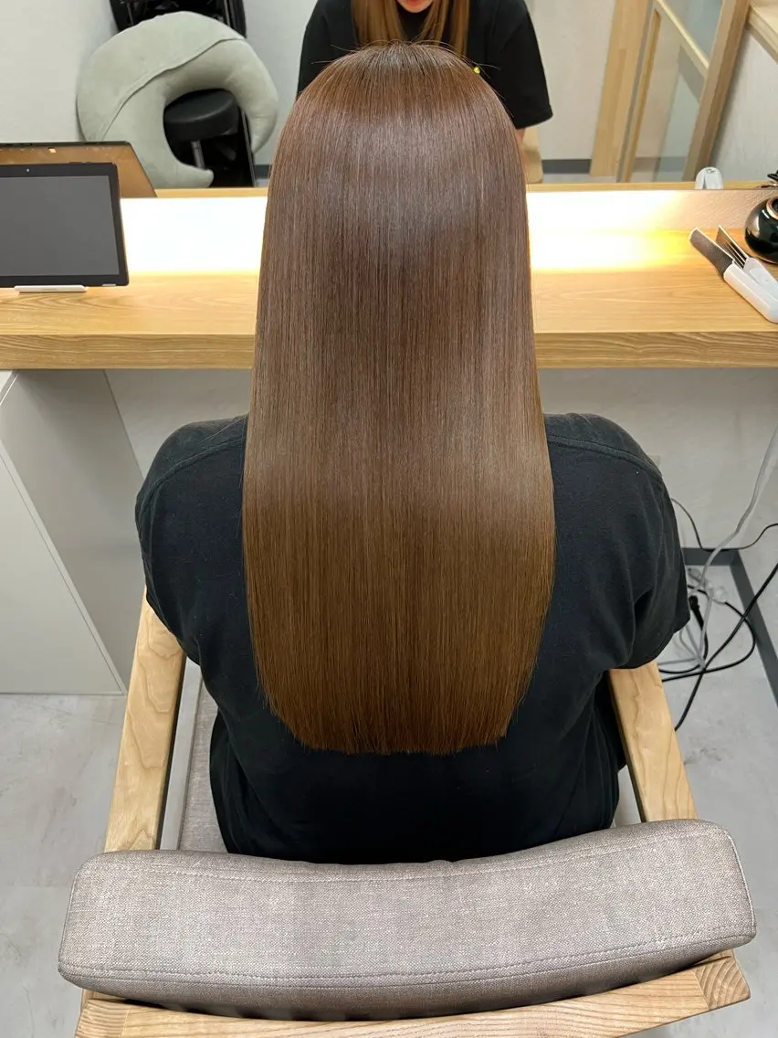 ロング カラー カット ヘアカラー トリートメント ECLART 町田 井口聖也のヘアスタイル