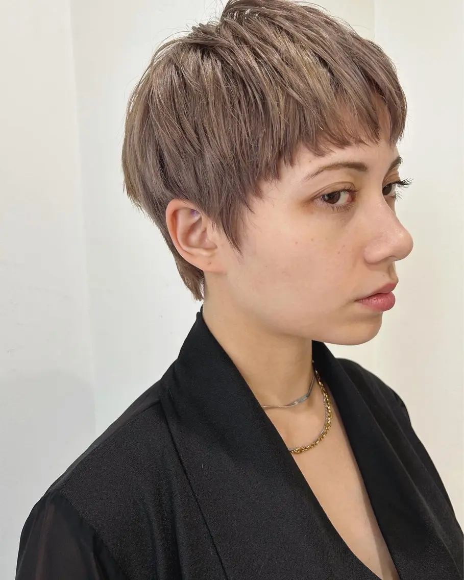 カラー ブリーチ ケアブリーチ ハイトーンカラー カット ヘアカラー トリートメント 村上雅人 ナチュラルモードのヘアスタイル