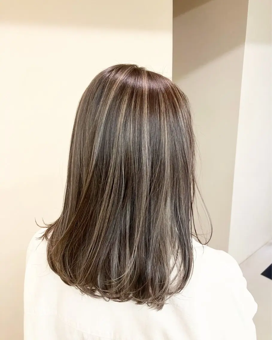 ロング カラー ヘアカラー 齋藤 隼琉のヘアスタイル