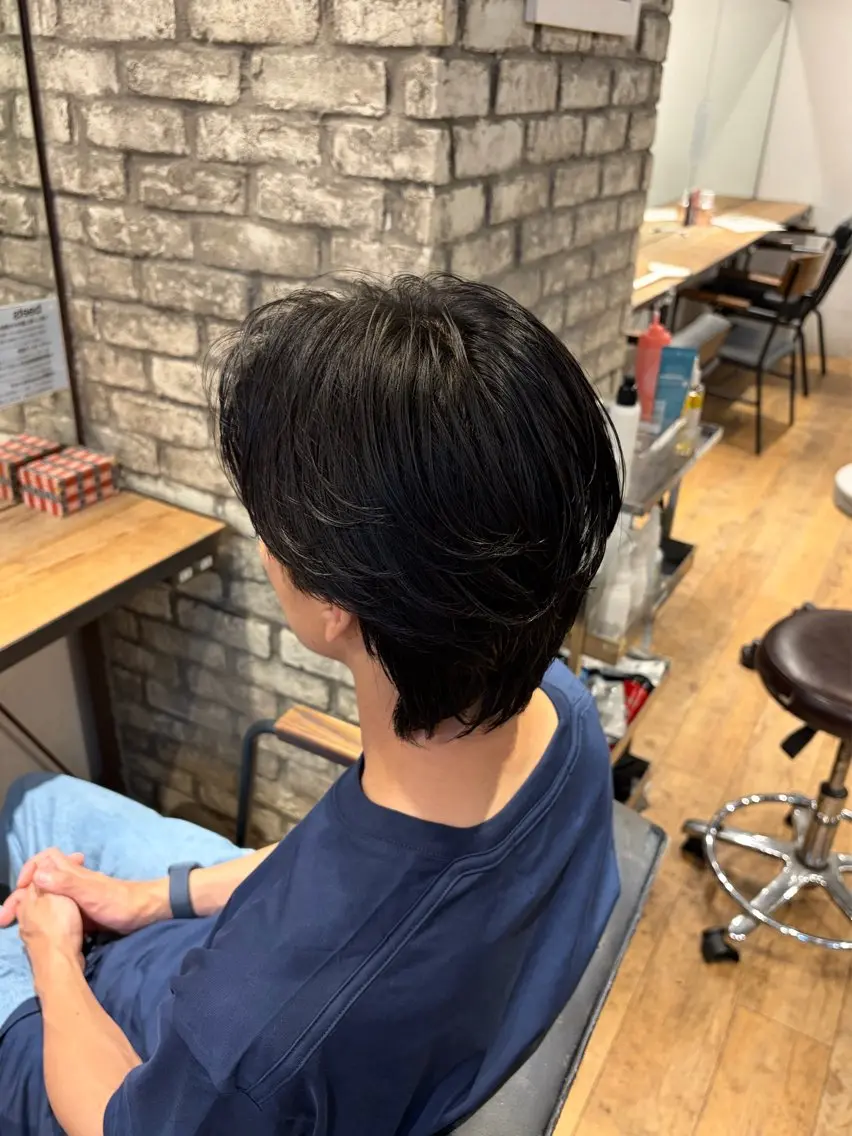 パーマ 喜友名 ウララのヘアスタイル