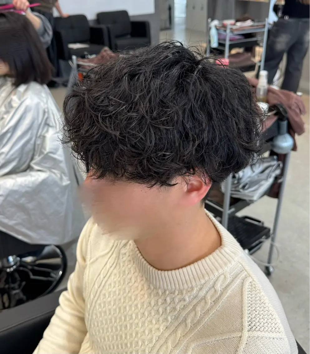 パーマ メンズ メンズパーマ 波巻きパーマ Sakura/ ショート・レイヤーのヘアスタイル