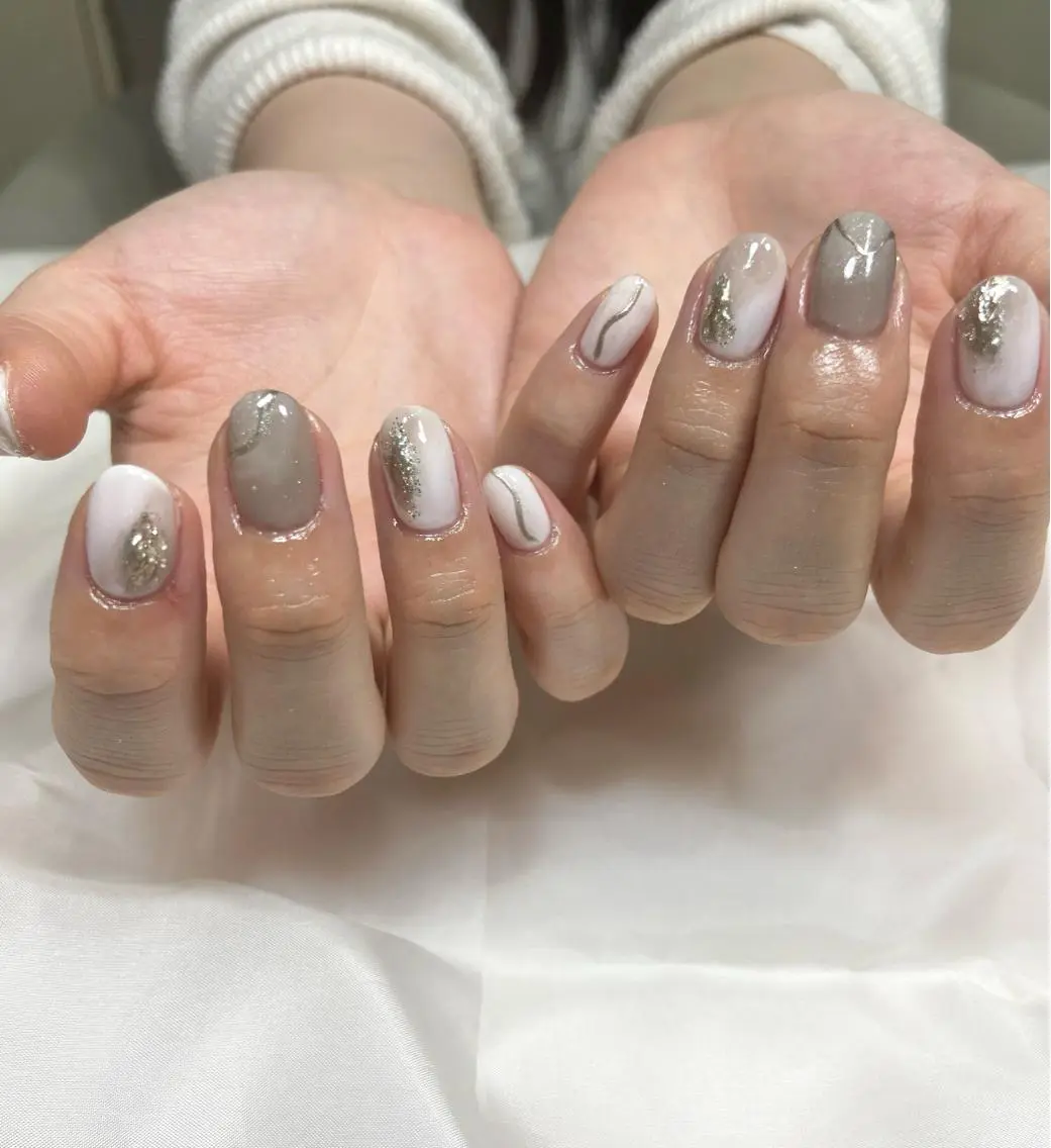 ネイル ラメ(グリッター) ニュアンスネイル salon de oct.のネイルデザイン